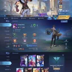 M5💎SKINS 102💎HERO 70💎 NEAR MAX EMBLEM💎 LIGHTBORN TIGREAL💎EPIC RAFAELA+CARMILLA💎SABER FREYA 💎DRAGON TAMER LING 💎AS RAFAELA💎 0